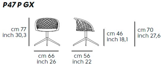 croquis silla p47 midj